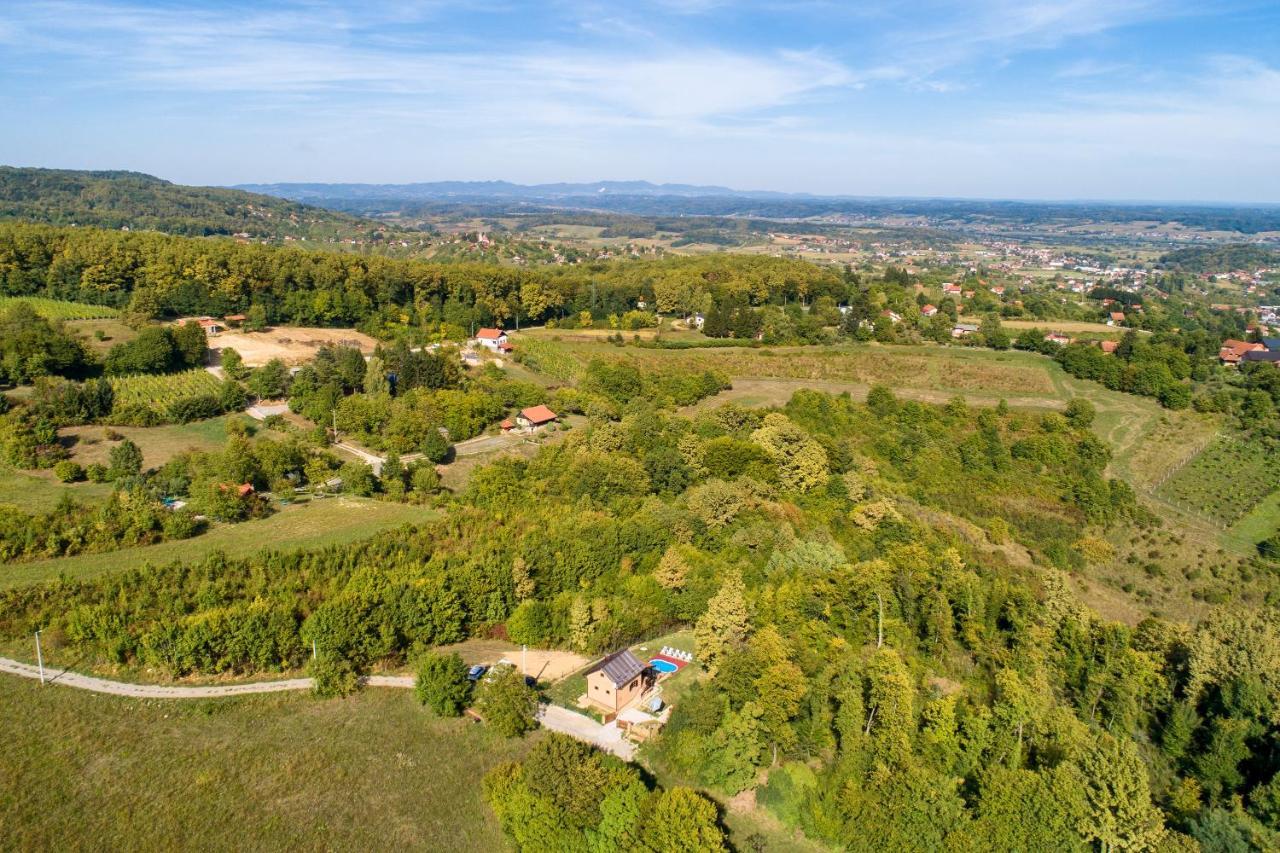הוילה Sveti Ivan Zelina Jungle House With Private Pool And Hot Tub מראה חיצוני תמונה